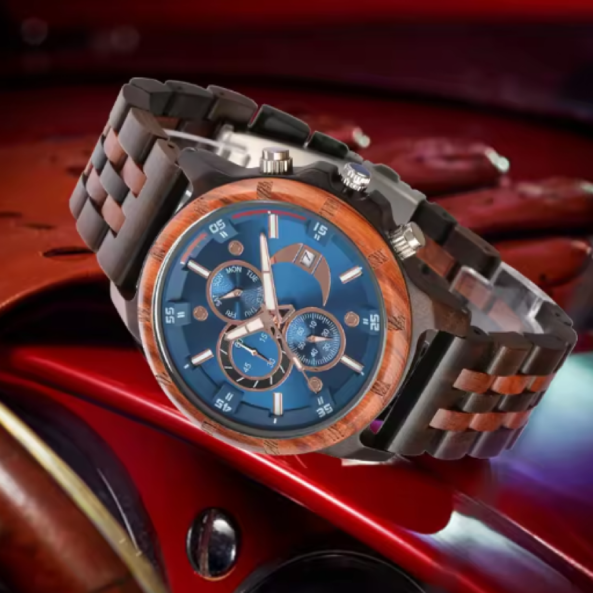 Montre en Bois de Luxe pour Homme