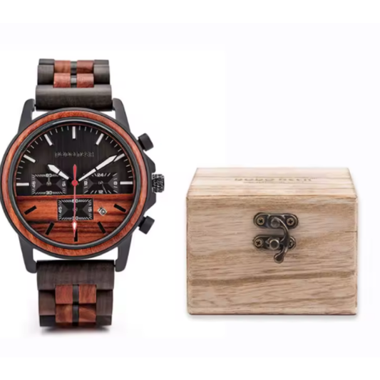 Montre DODO DEER en Bois avec Logo Personnalisé pour Homme