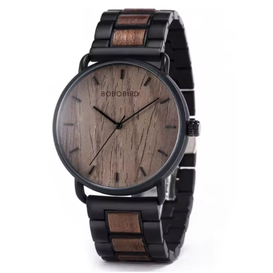 Montre BOBO BIRD Zèbre Bois pour Homme